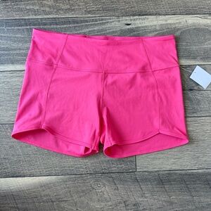NWT Z by Zella Pink Caliente Workout Shorts Running Size Large